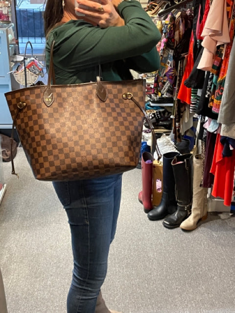 Louis Vuitton Neverfull Damier Ebene MM Tote As-Is