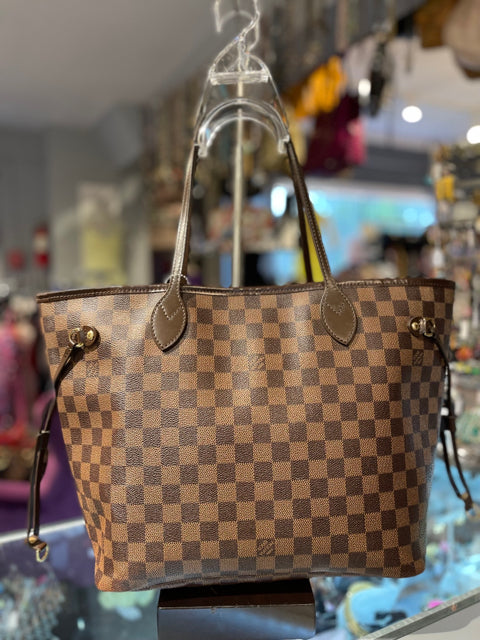 Louis Vuitton Neverfull Damier Ebene MM Tote As-Is
