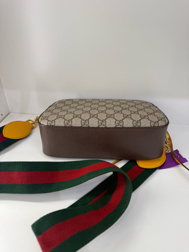 Gucci Supreme Neo Vintage Camera Bag Web Strap Included Designer Bag