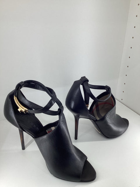 Burberry Sz 38 Shoes Black Designer