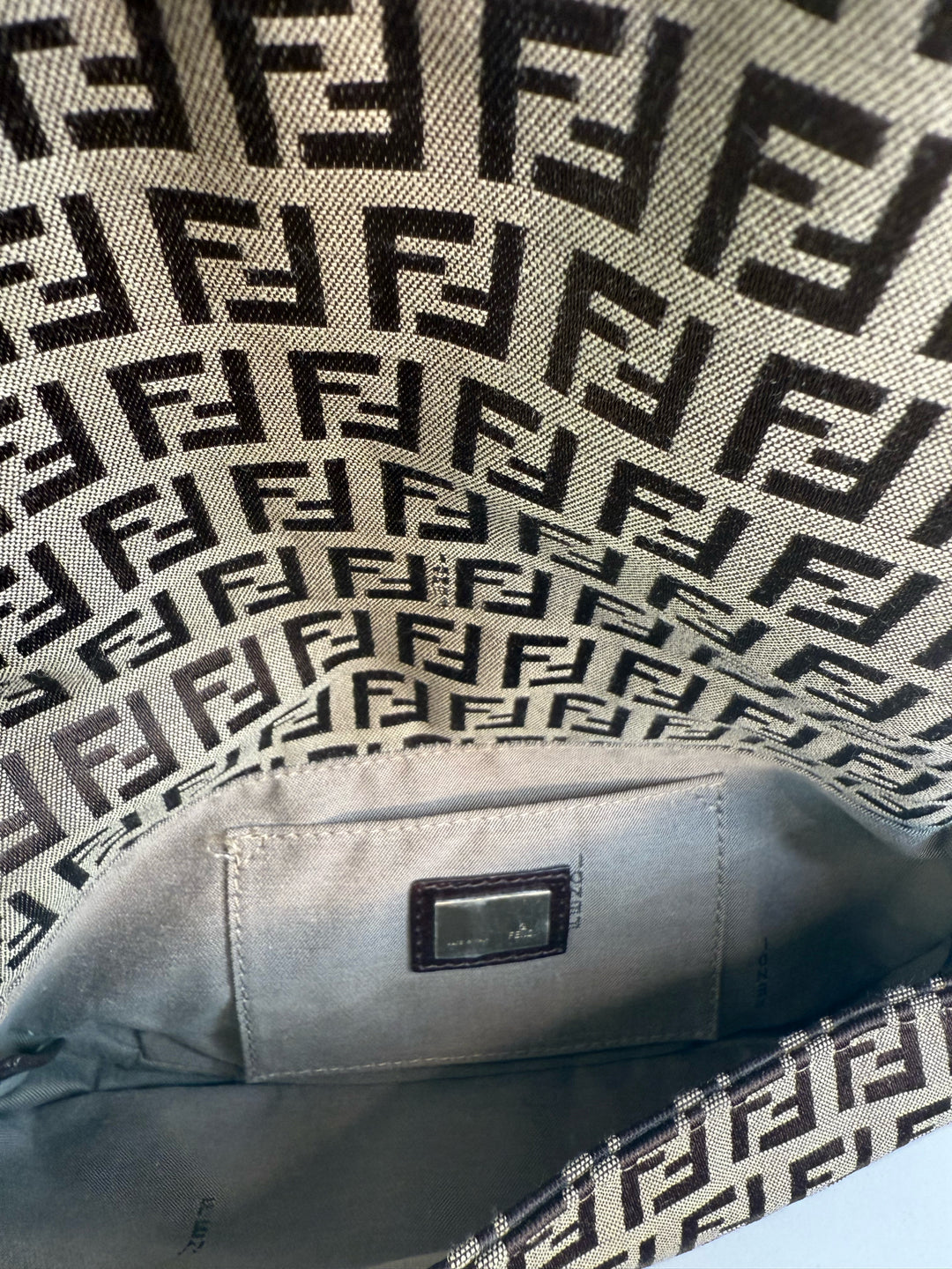 Vintage Fendi Zucca Canvas HANDBAG