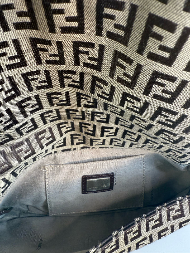 Vintage Fendi Zucca Canvas HANDBAG