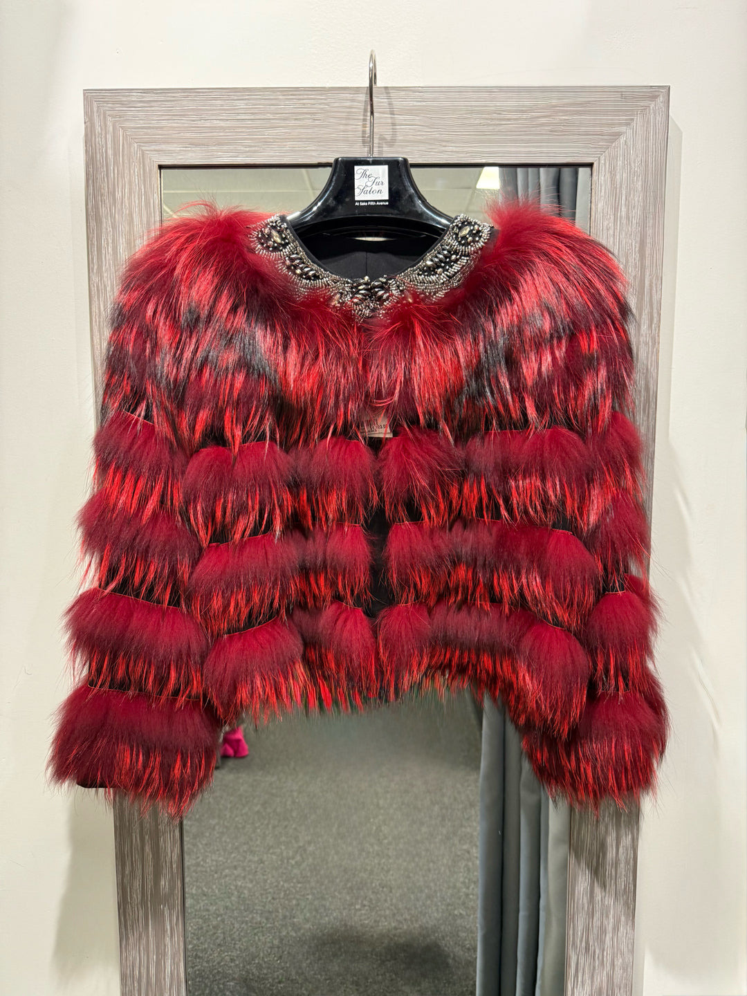 NWT Julia & Stella Fox Bolero Jacket Sz L