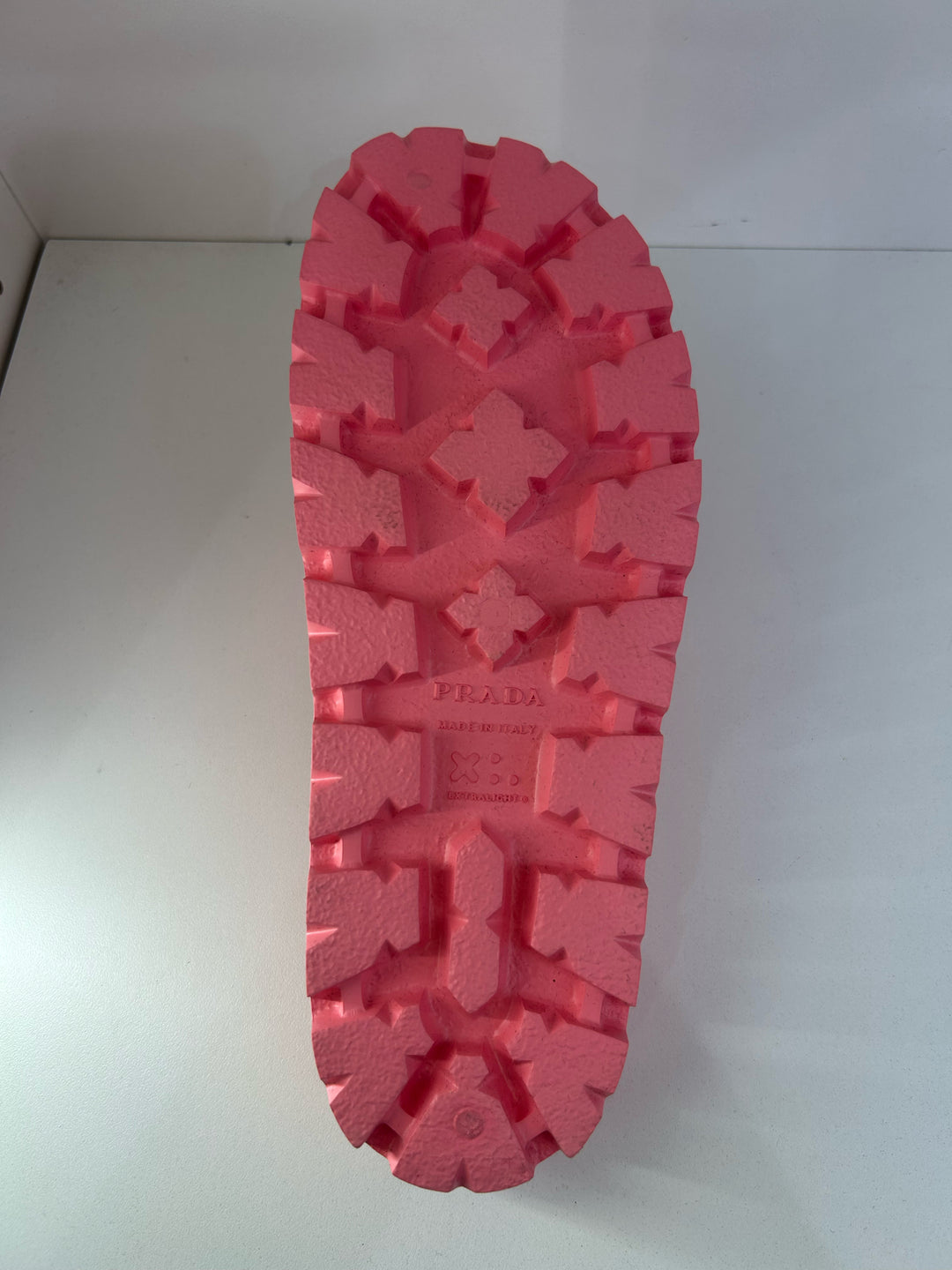 Prada Pink Pool Slides Shoes Sz 36