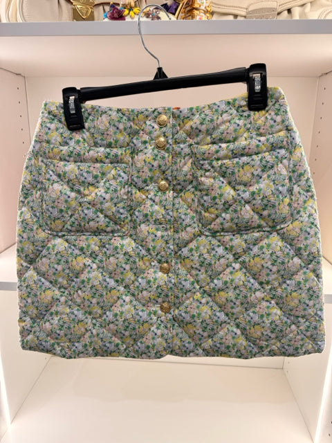 J Crew Sz 2 Green Floral Print Piece Set
