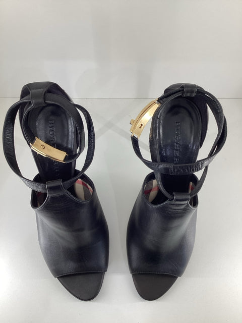 Burberry Sz 38 Shoes Black Designer