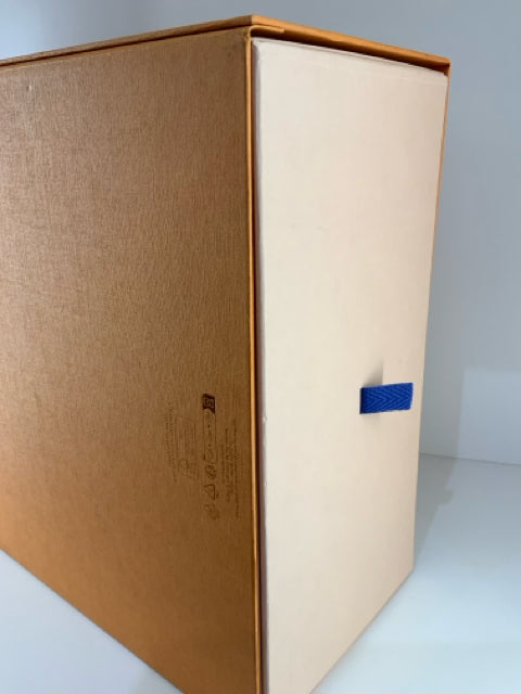 Pre Owned Louis Vuitton Black & Blue Pillow Slide Shoe Sz 38 Shoin Box