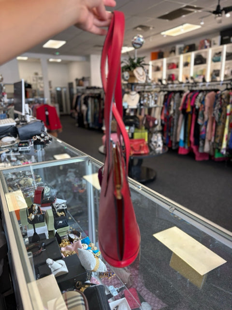 Louis Vuitton Leather Red Saint Jacques PM Bag