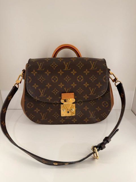 Pre Owned Louis Vuitton Monogram Eden PM Brown Handbag w/ Dustbag.