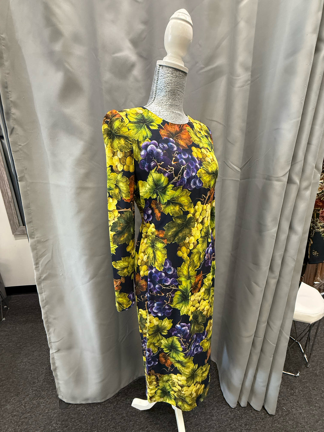 Dolce & Gabana Grap Prinr Dress Size 44