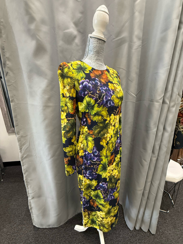 Dolce & Gabana Grap Prinr Dress Size 44