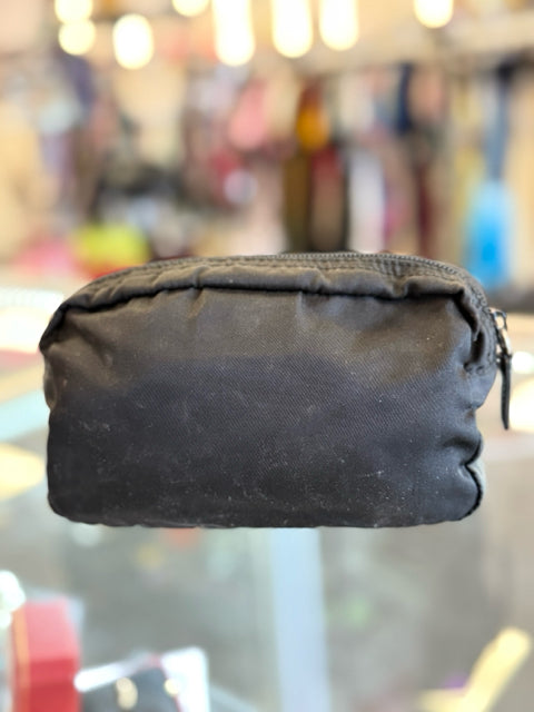 Prada Black Zipper Pouch/Makeup