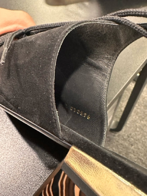 Chanel Sz 39 Black Shoes Mules