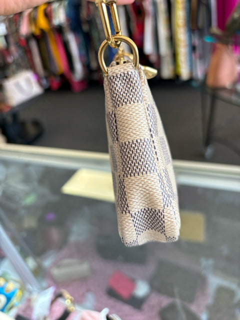 Louis Vuitton Damier Azure Coated Canvas Wristlet