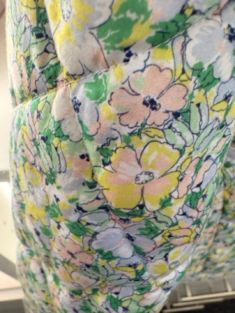 J Crew Sz 2 Green Floral Print Piece Set