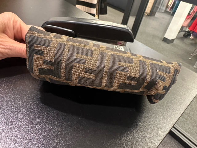 Fendi Fabric Pochette FF Monogram