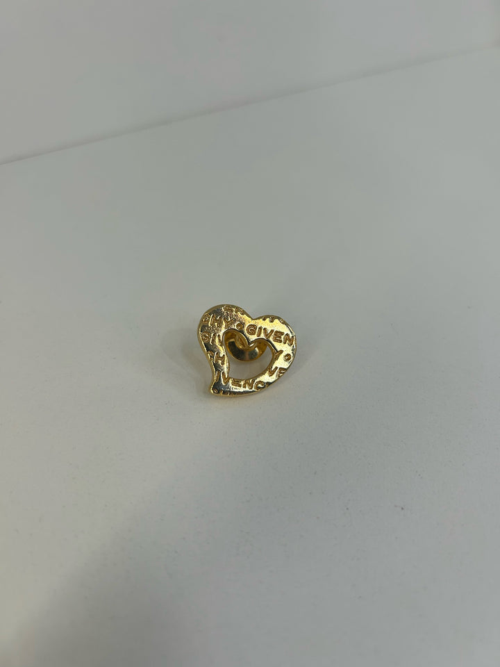 Vintage Givenchy Open Heart Pin