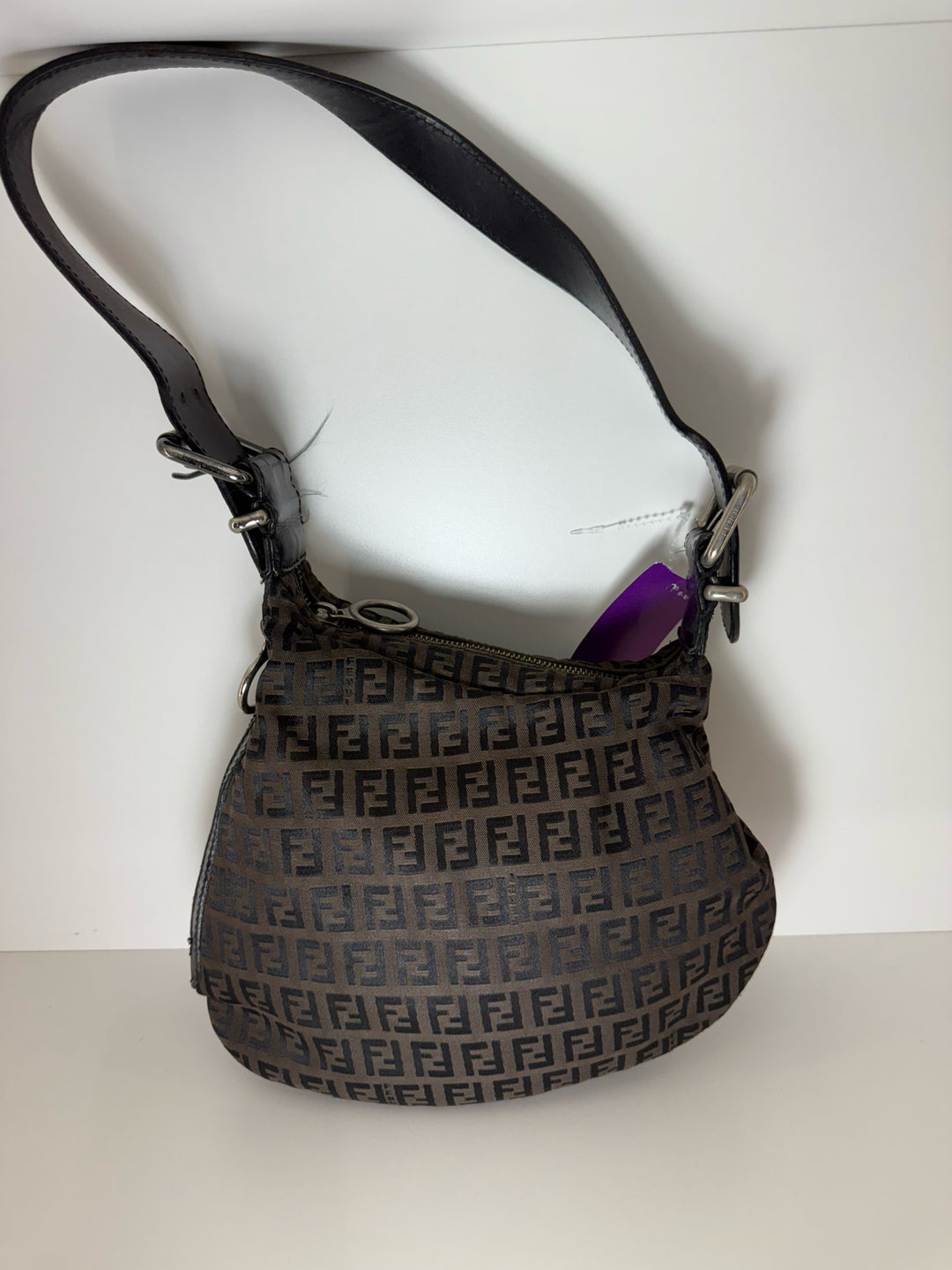 Vintage Fendi Zucca Designer Bag