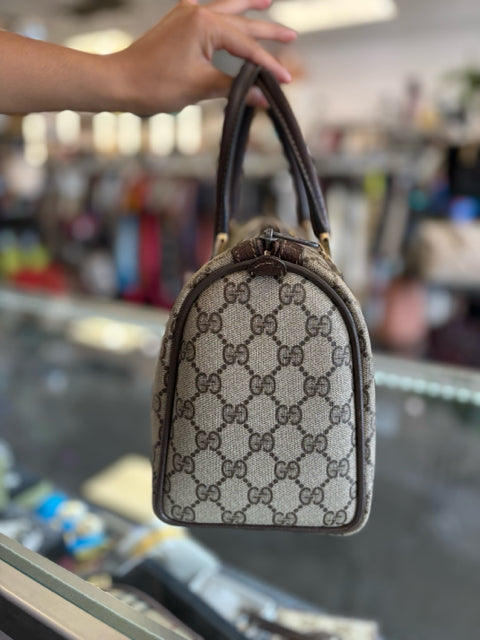 Gucci Small GG Vintage Boston Bag