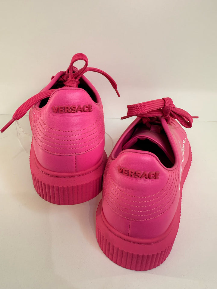 NWT Gianni Versace Pink Designer Sneakers Sz 39