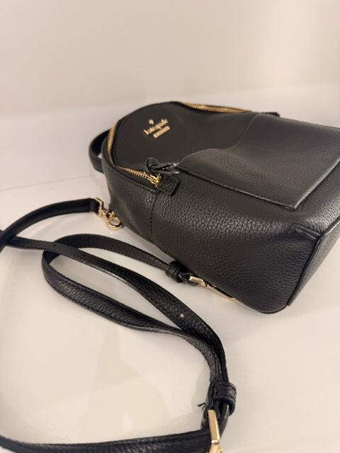 Pre Owned Kate Spade Black Leather Backpack