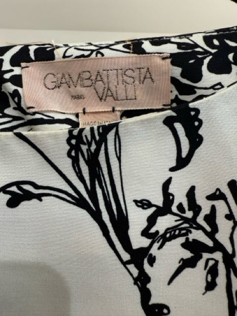 Gambattista Sz 4 Black and White Dress Top