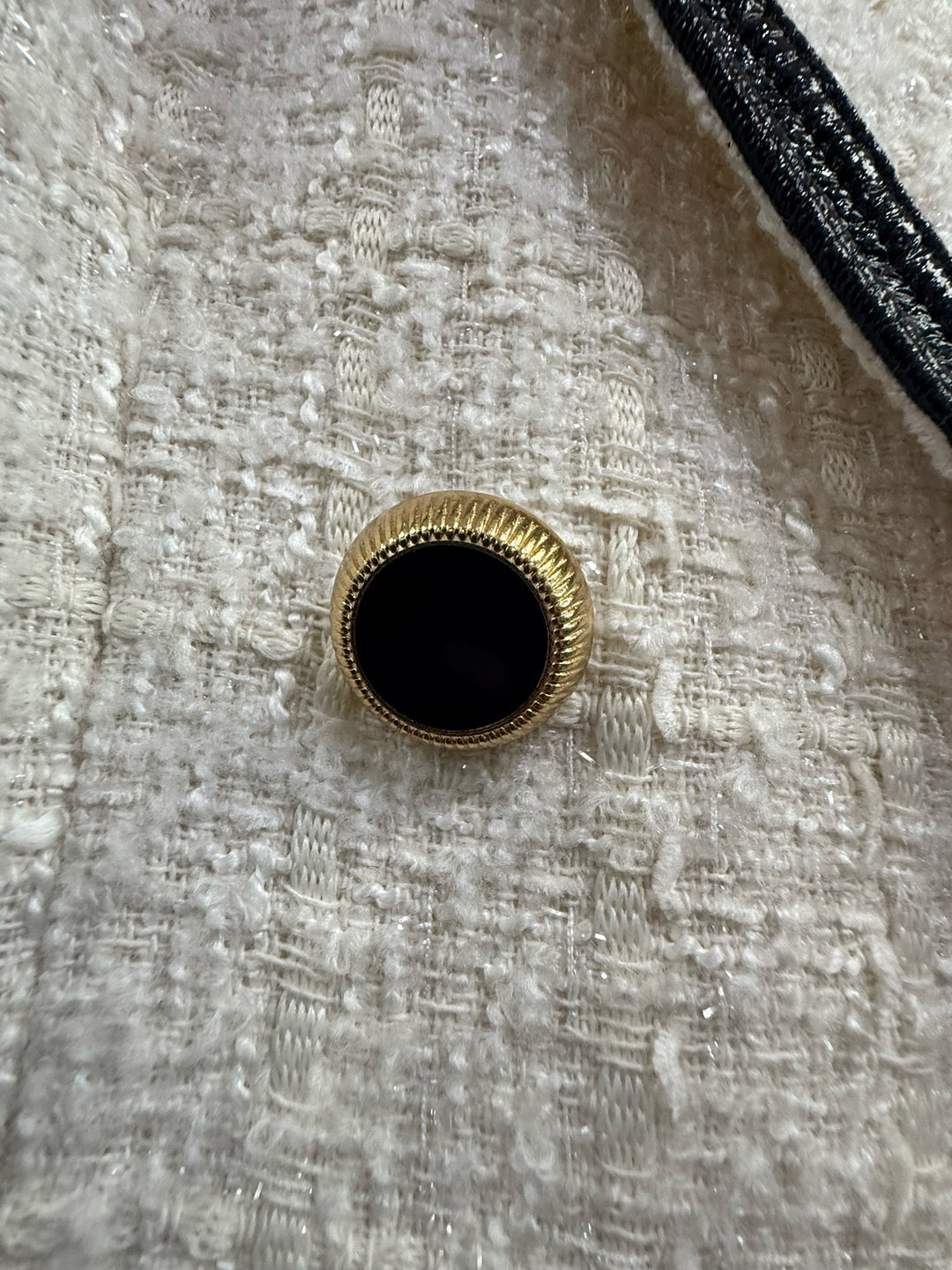 Veronica Beard Sparkle Blazer w/ Gold Buttons Sz 4