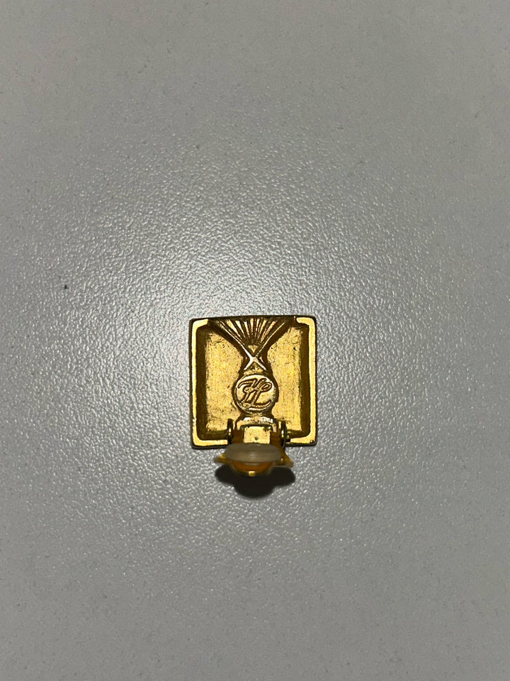 Vintage Karl Lagerfeld Checkerboard Earrings