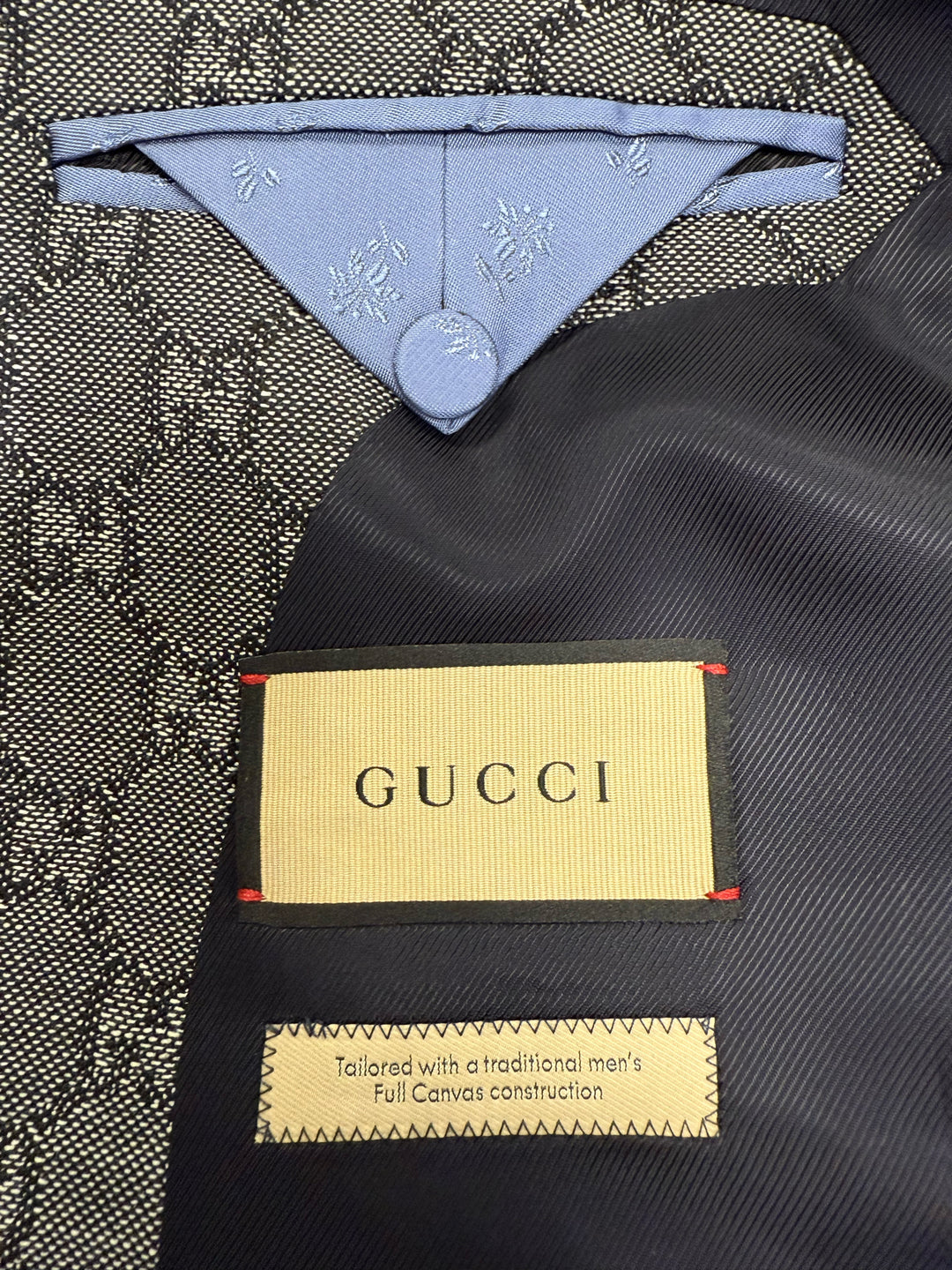 Gucci 2021 Wool Single Breast GG Monogram Blazer