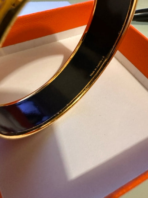 Hermes' Designer Wide Bangle Bracelet