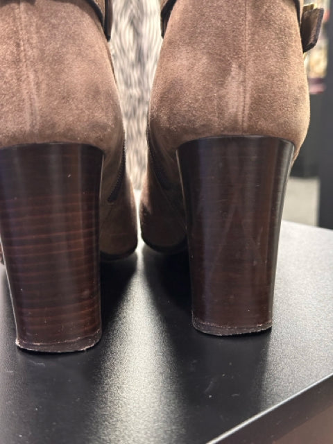 Coach Boots Sz 8.5 Suede Brown Shoes