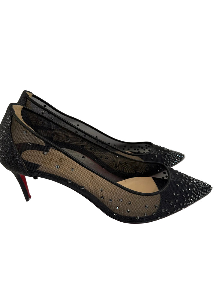 Christian Louboutin Mesh Follies Pumps Sz 10.5