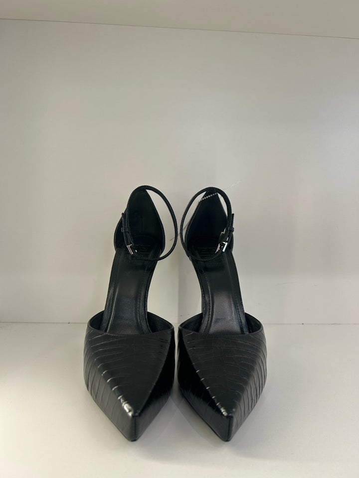 Givenchy G lock Croc Platform Shoes Sz 37/38