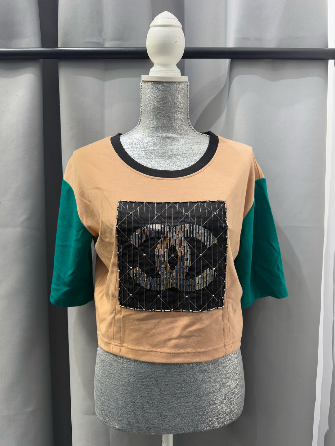 Chanel Crop T-shirt Top Size 36