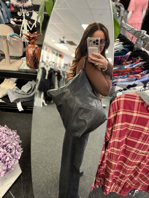 Rick Owens Black Leather Bag Designer