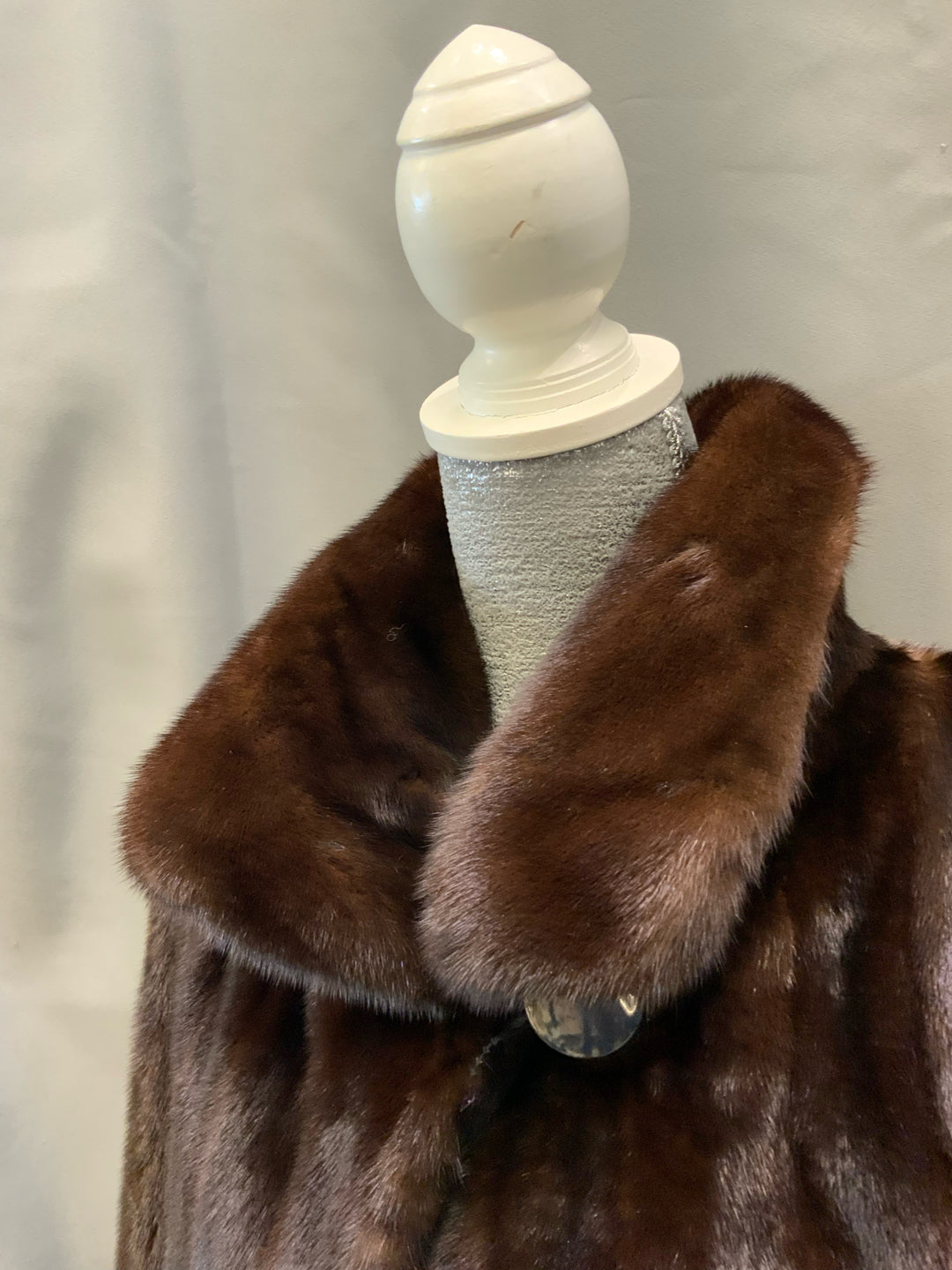 Vintage Maximilian Natural Mink Fur Coat Size 10/12