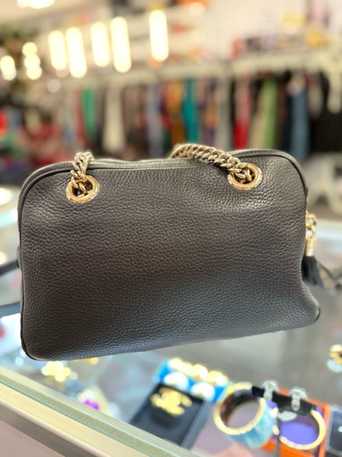 Gucci Soho Chain Shoulder Bag w Tassel Dustbag Designer Bag