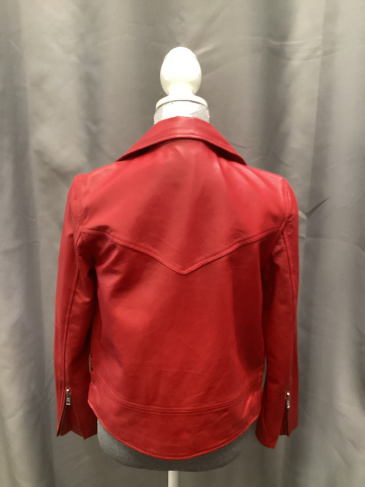 NWT Lovers+friends Red Moto Jacket Size S