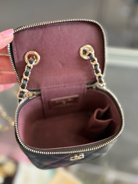 Chanel Black Nano Mini Crossbody Designer Bag