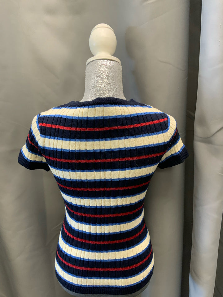 Chanel SS Knit T Shirt Top Size 38