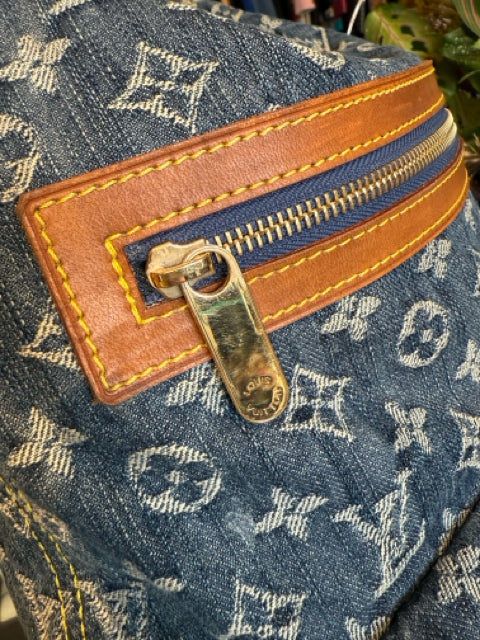 Louis Vuitton Denim Monogram Baggy GM