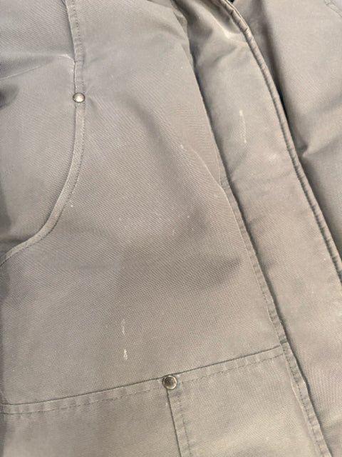 MOOSE KNUCKLES Black Winter Coat w/ Fur Collar