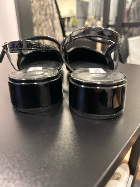 Steve Madden Sz 9 Black Slingbacks Shoes