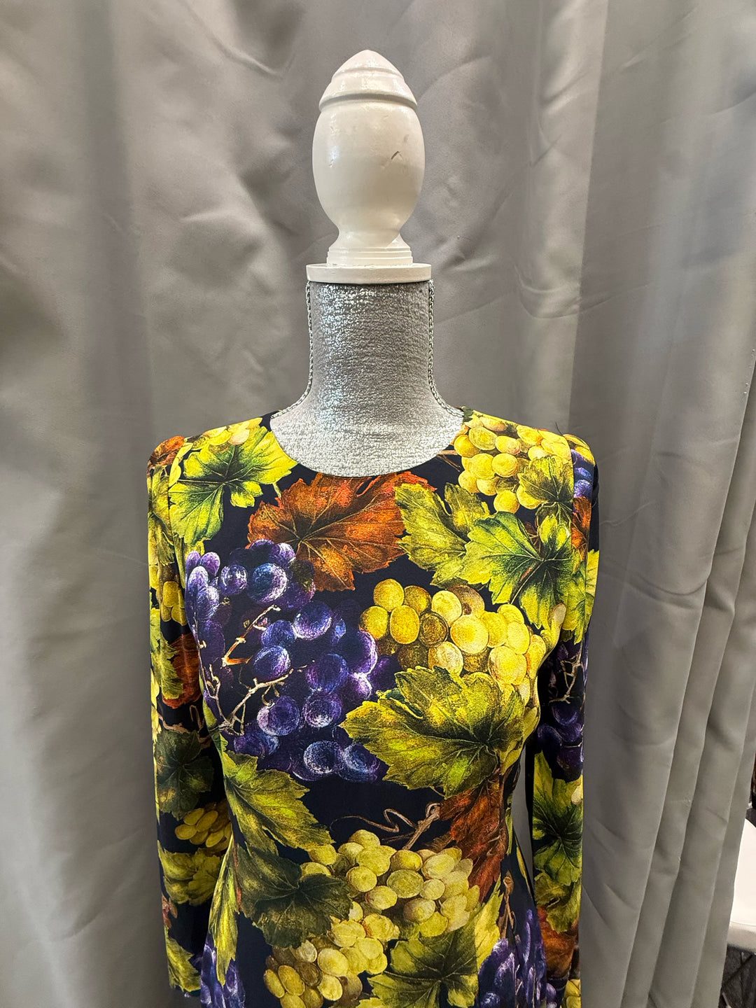 Dolce & Gabana Grap Prinr Dress Size 44
