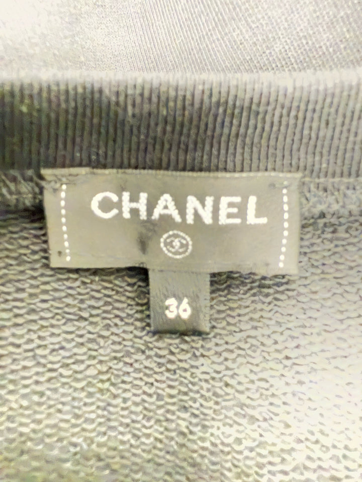 Chanel SS Cotton Coco Chanel Patchwork T-shirt Size 36