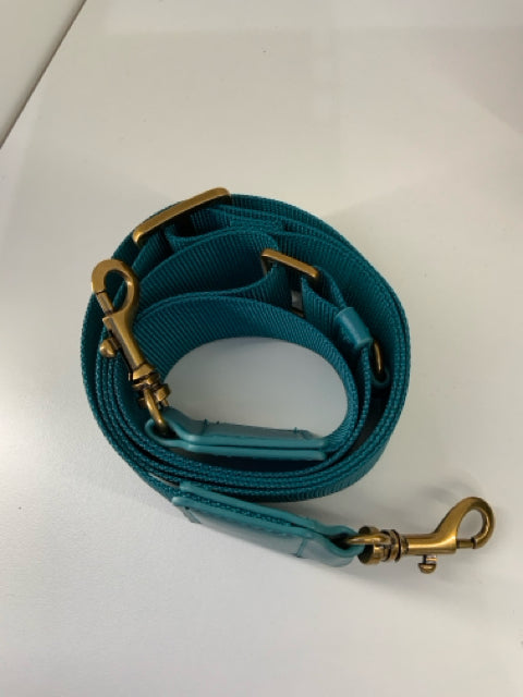Pre Owned Kurt Geiger Small Nylon Xbdy Deep Teal w/Coin Purse/chain Cross Body.