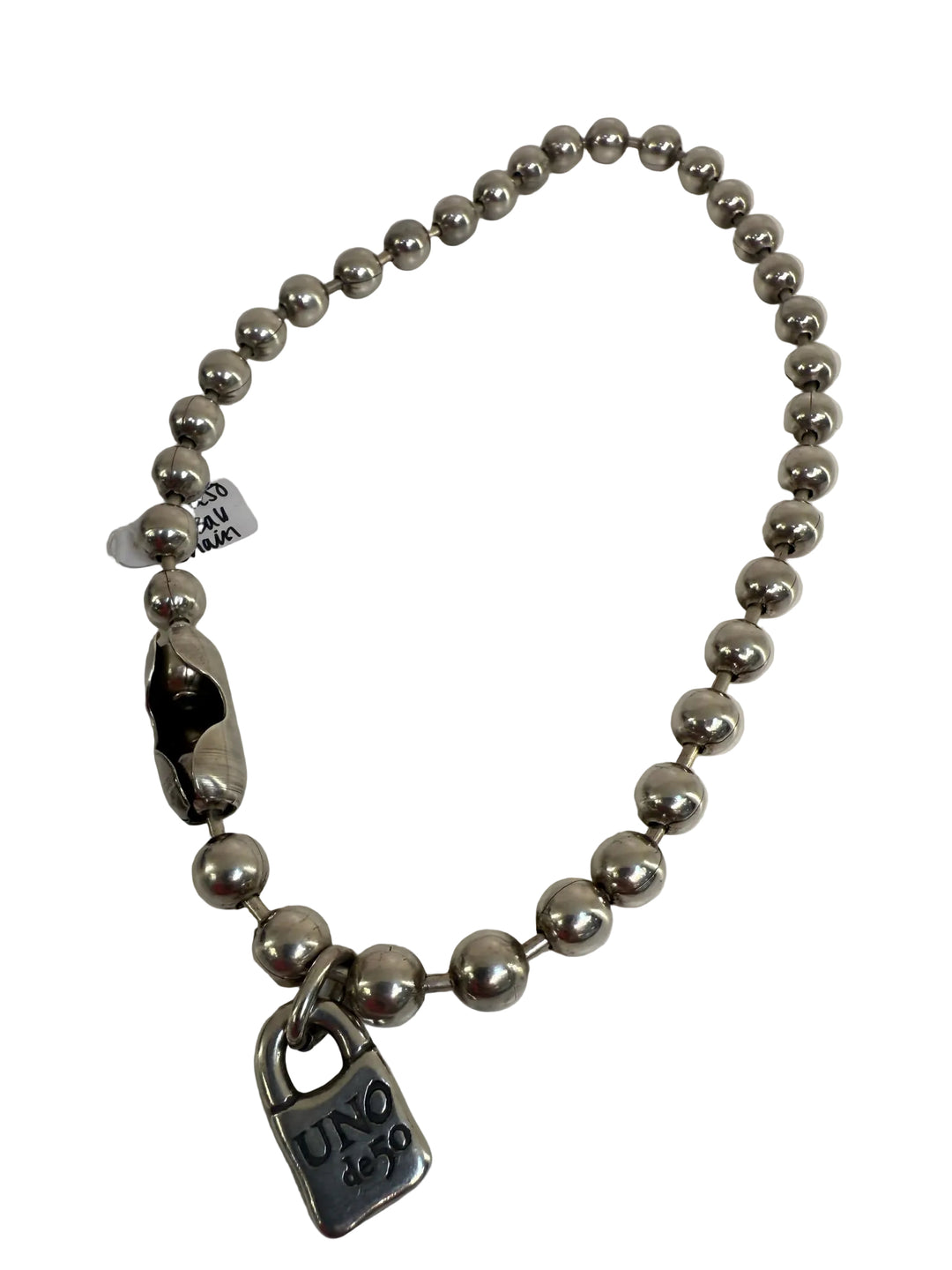 Uno De 50 Large ball chain 20" Necklace