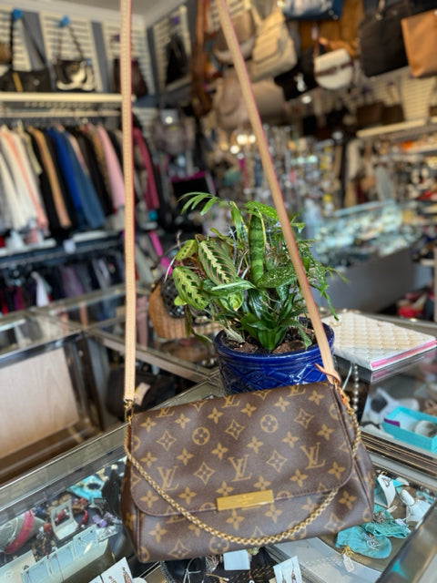 Louis Vuitton Favorite Crossbody Bag Handbag 2 Straps Baguette