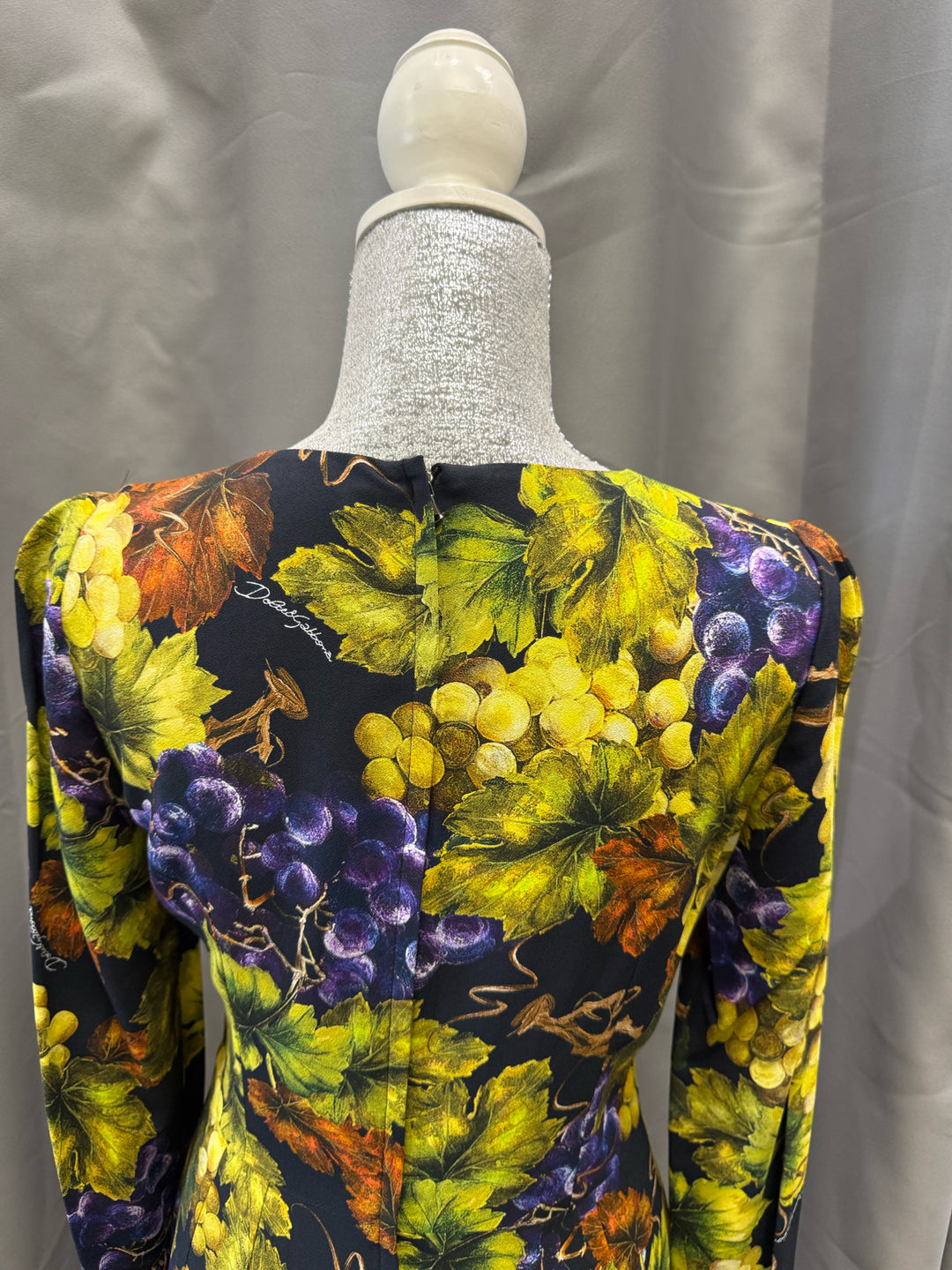 Dolce & Gabana Grap Prinr Dress Size 44