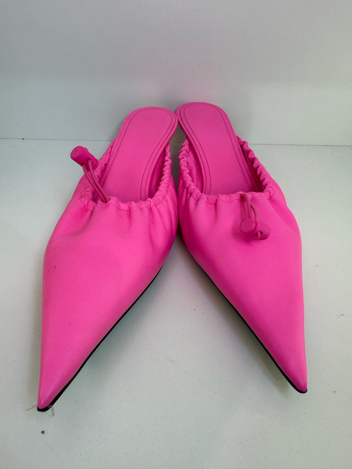 NWT Balenciaga Pink Mule Designer Shoes Sz 39